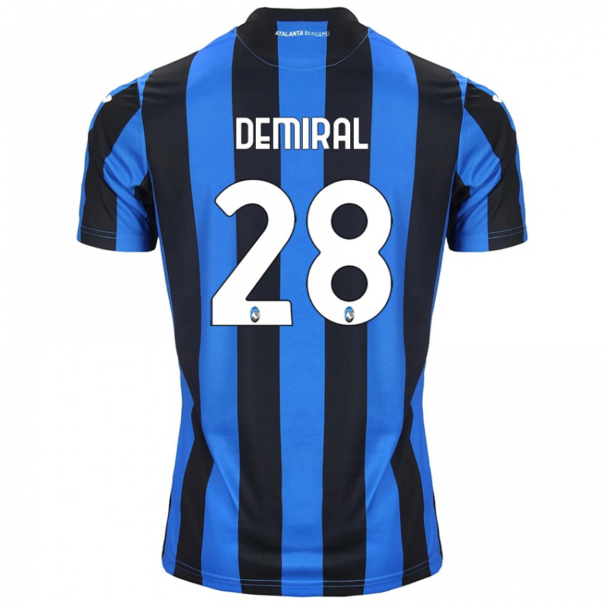 Gyermek Merih Demiral #28 Kék Fekete Hazai Jersey 2024/25 Mez Póló Ing