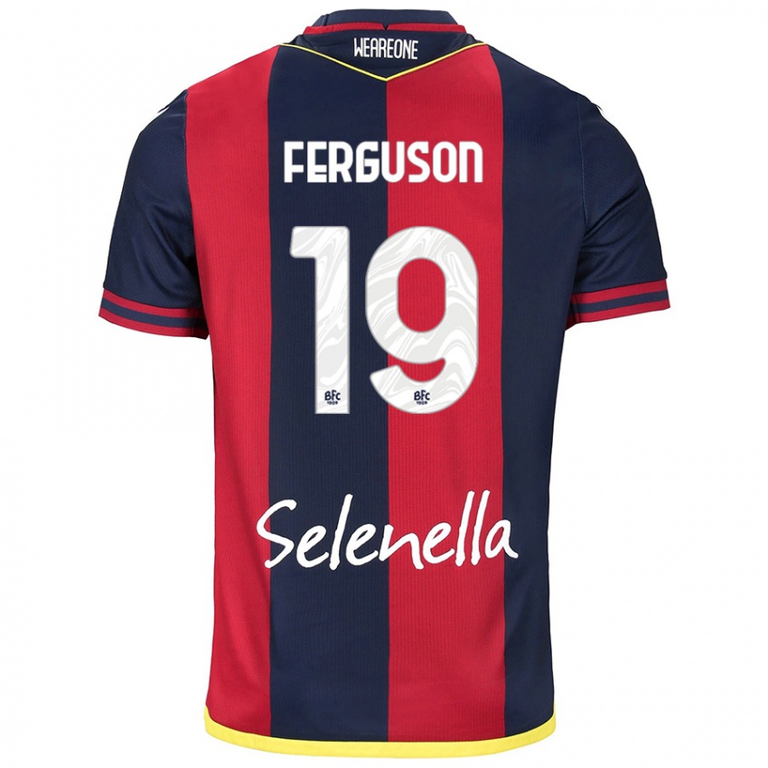 Gyermek Lewis Ferguson #19 Piros Királykék Hazai Jersey 2024/25 Mez Póló Ing