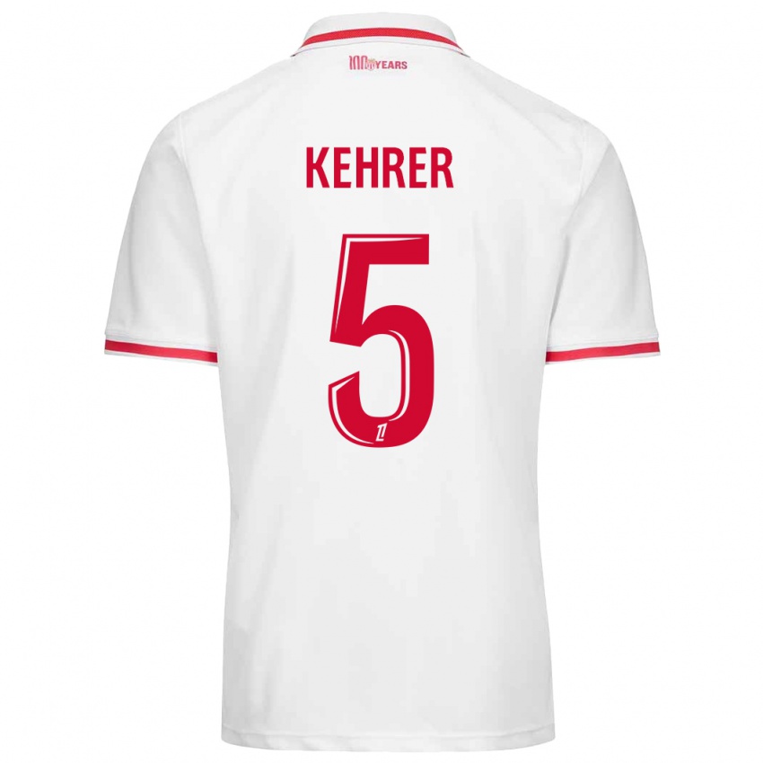 Gyermek Thilo Kehrer #5 Fehér Piros Hazai Jersey 2024/25 Mez Póló Ing