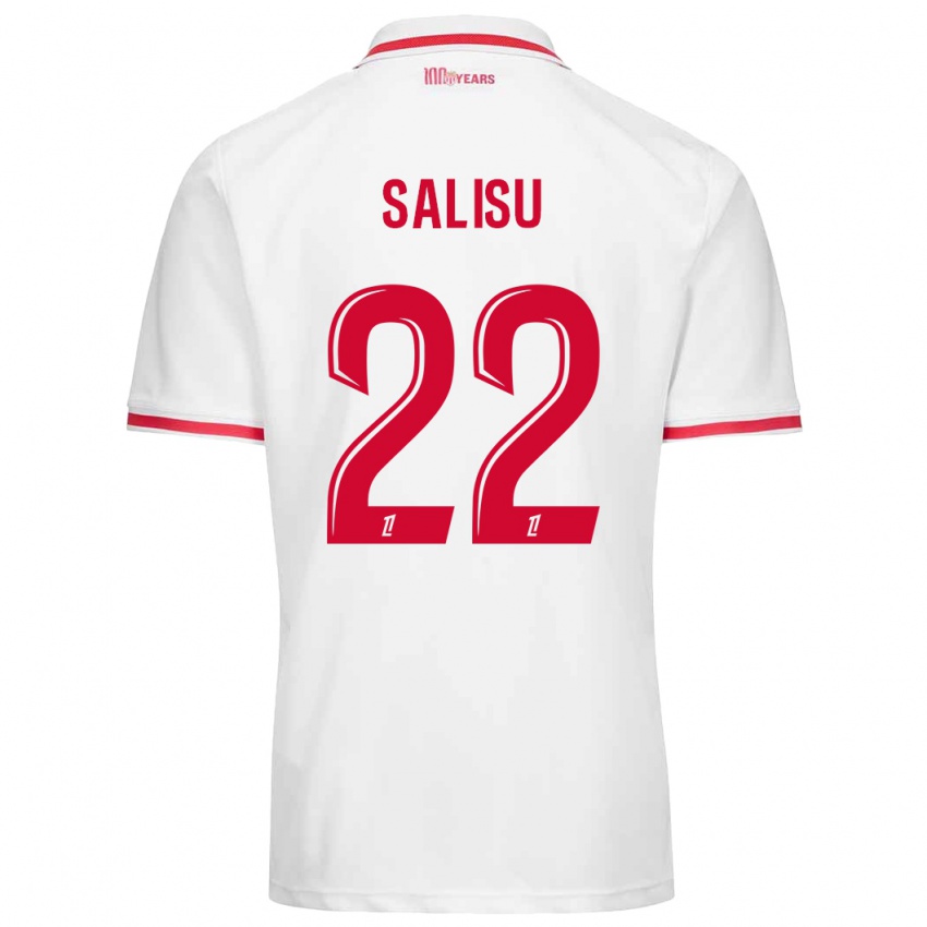 Gyermek Mohammed Salisu #22 Fehér Piros Hazai Jersey 2024/25 Mez Póló Ing