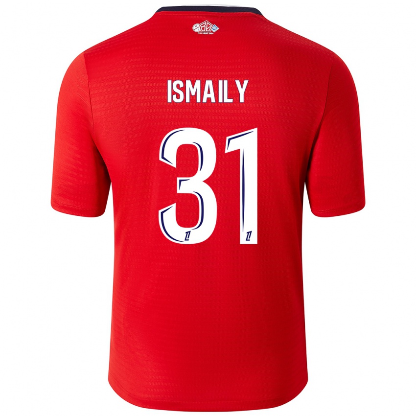 Gyermek Ismaily #31 Piros Fehér Hazai Jersey 2024/25 Mez Póló Ing