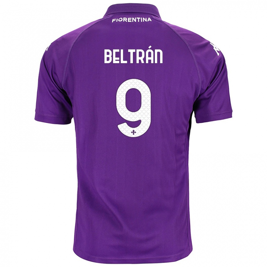 Gyermek Lucas Beltrán #9 Lila Hazai Jersey 2024/25 Mez Póló Ing