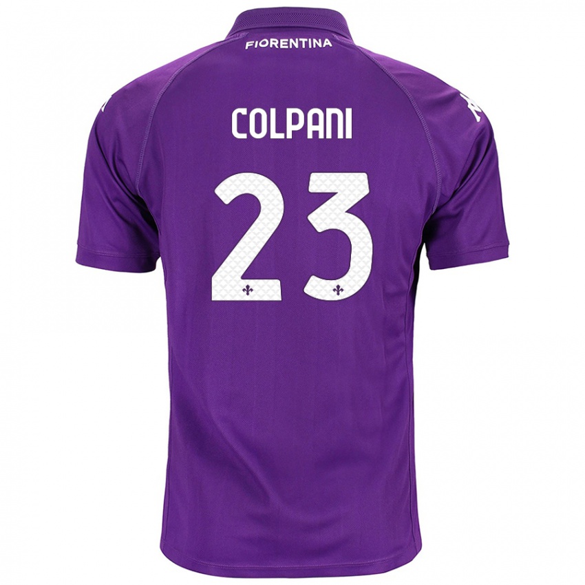 Gyermek Andrea Colpani #23 Lila Hazai Jersey 2024/25 Mez Póló Ing