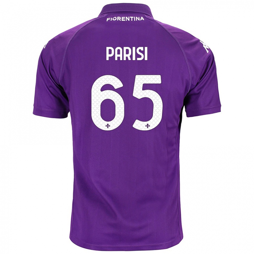 Gyermek Fabiano Parisi #65 Lila Hazai Jersey 2024/25 Mez Póló Ing