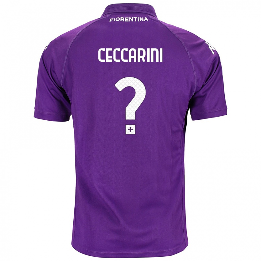 Gyermek Mattia Ceccarini #0 Lila Hazai Jersey 2024/25 Mez Póló Ing