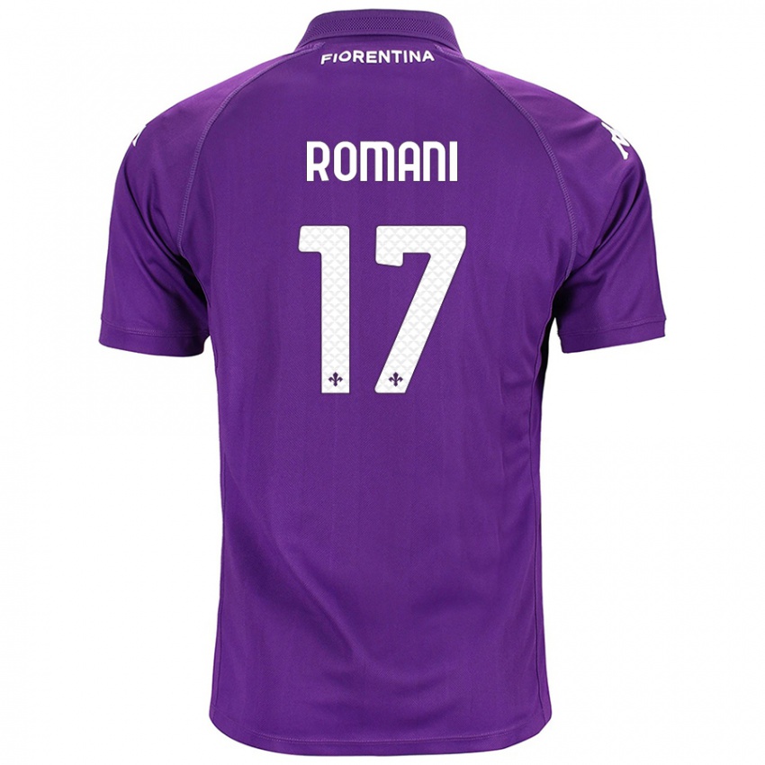 Gyermek Lorenzo Romani #17 Lila Hazai Jersey 2024/25 Mez Póló Ing