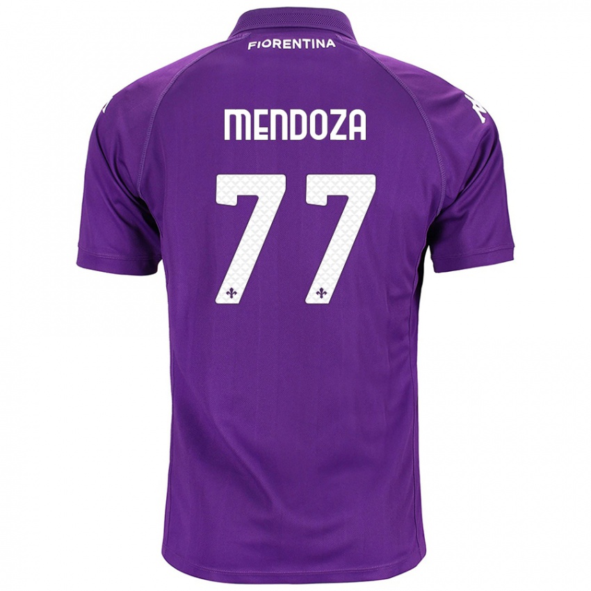 Gyermek William Mendoza #77 Lila Hazai Jersey 2024/25 Mez Póló Ing