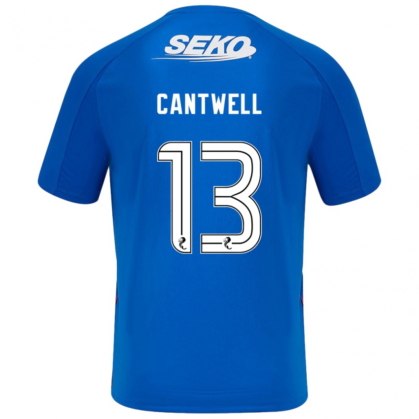 Gyermek Todd Cantwell #13 Sötétkék Hazai Jersey 2024/25 Mez Póló Ing