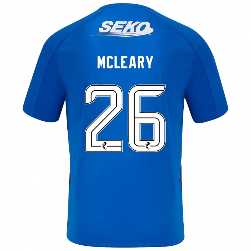 Gyermek Jodi Mcleary #26 Sötétkék Hazai Jersey 2024/25 Mez Póló Ing