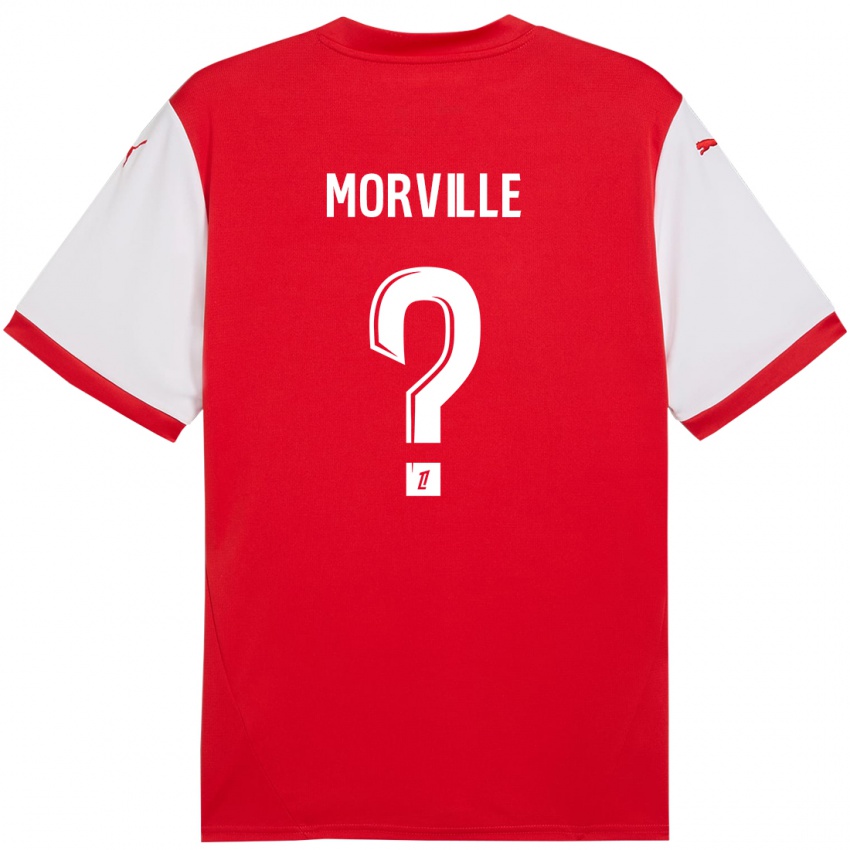 Gyermek Matisse Morville #0 Piros Fehér Hazai Jersey 2024/25 Mez Póló Ing