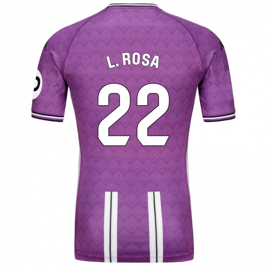 Gyermek Lucas Rosa #22 Lila Fehér Hazai Jersey 2024/25 Mez Póló Ing