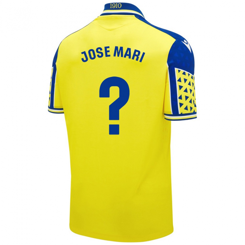 Gyermek José Mari #0 Sárga Kék Hazai Jersey 2024/25 Mez Póló Ing