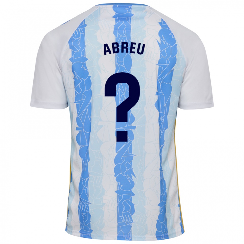 Gyermek Marco Abreu #0 Fehér Kék Hazai Jersey 2024/25 Mez Póló Ing