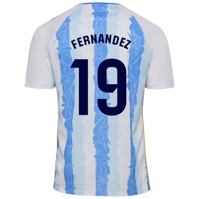 Gyermek Raúl Fernández #19 Fehér Kék Hazai Jersey 2024/25 Mez Póló Ing