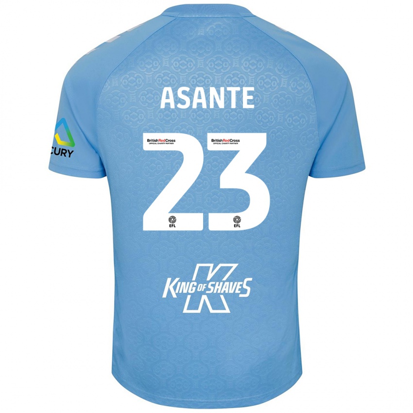 Gyermek Brandon Thomas-Asante #23 Kék Fehér Hazai Jersey 2024/25 Mez Póló Ing