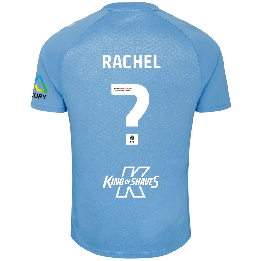 Gyermek Daniel Rachel #0 Kék Fehér Hazai Jersey 2024/25 Mez Póló Ing