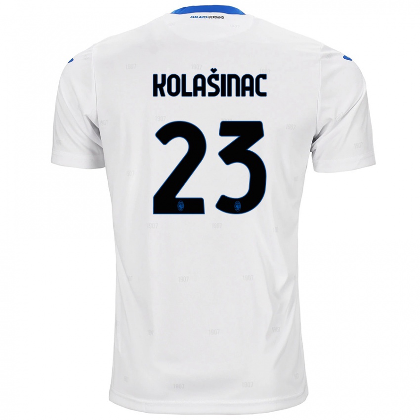 Gyermek Sead Kolasinac #23 Fehér Idegenbeli Jersey 2024/25 Mez Póló Ing