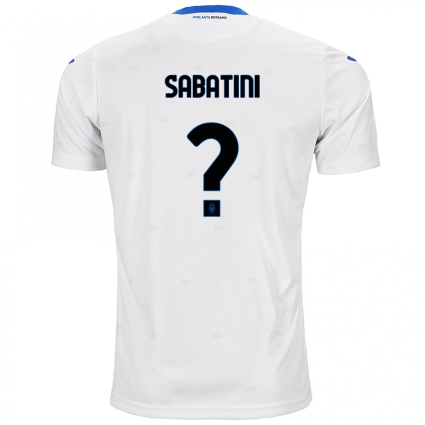 Gyermek Carlo Sabatini #0 Fehér Idegenbeli Jersey 2024/25 Mez Póló Ing