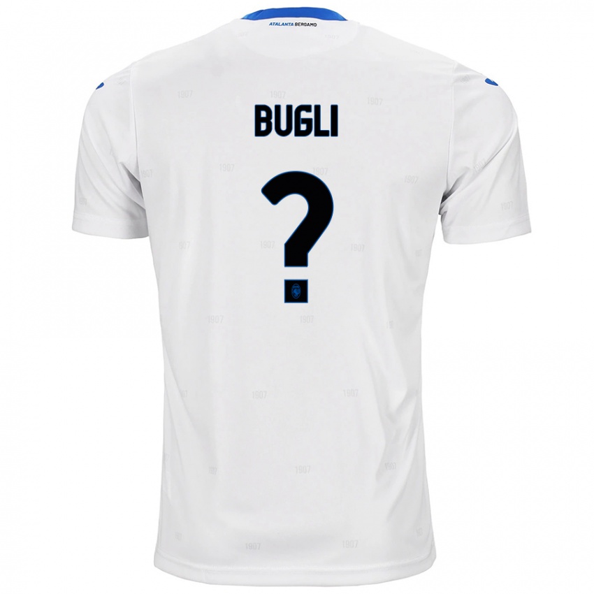 Gyermek Gabriel Bugli #0 Fehér Idegenbeli Jersey 2024/25 Mez Póló Ing