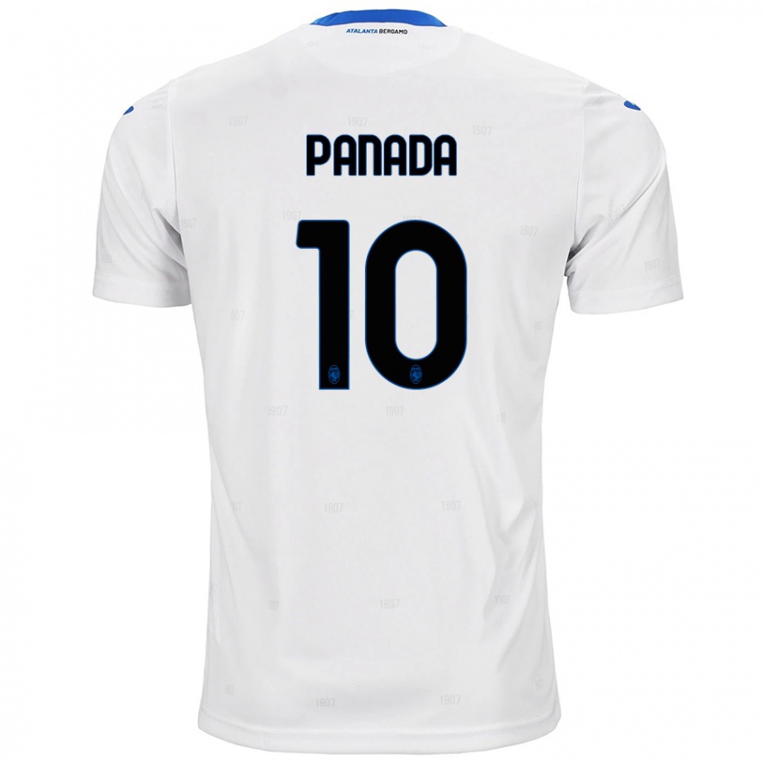 Gyermek Simone Panada #10 Fehér Idegenbeli Jersey 2024/25 Mez Póló Ing