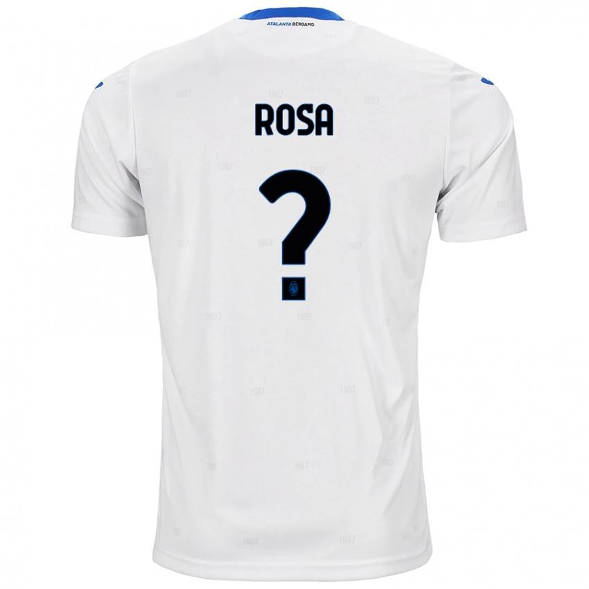 Gyermek Alessio Rosa #0 Fehér Idegenbeli Jersey 2024/25 Mez Póló Ing