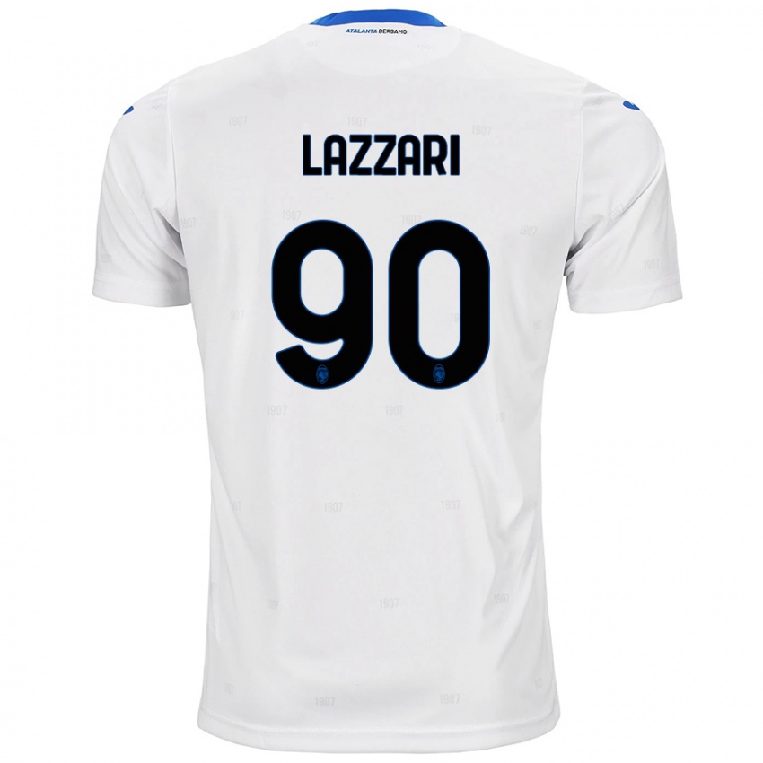 Gyermek Ilaria Lazzari #90 Fehér Idegenbeli Jersey 2024/25 Mez Póló Ing