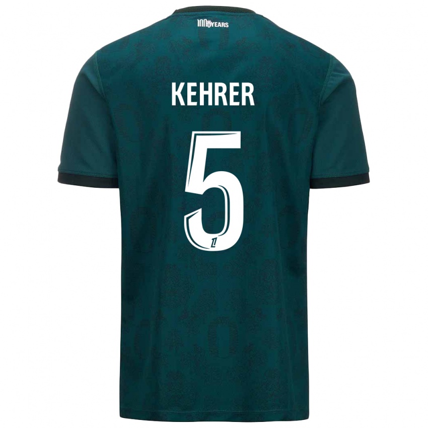 Gyermek Thilo Kehrer #5 Sötétzöld Idegenbeli Jersey 2024/25 Mez Póló Ing