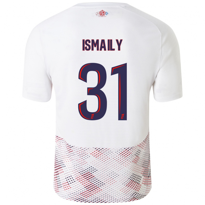 Gyermek Ismaily #31 Fehér Royal Blue Idegenbeli Jersey 2024/25 Mez Póló Ing