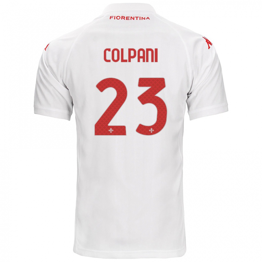 Gyermek Andrea Colpani #23 Fehér Idegenbeli Jersey 2024/25 Mez Póló Ing