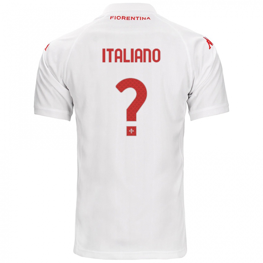 Gyermek Riccardo Italiano #0 Fehér Idegenbeli Jersey 2024/25 Mez Póló Ing