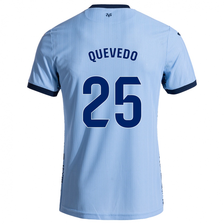 Gyermek Alex Quevedo #25 Ég Kék Idegenbeli Jersey 2024/25 Mez Póló Ing