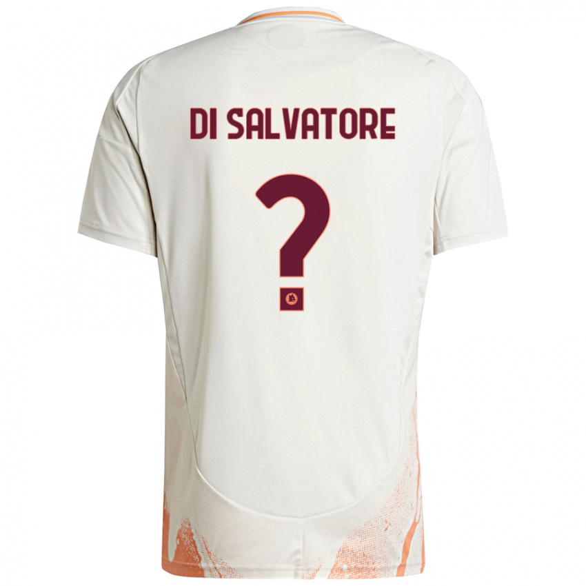 Gyermek Diego Di Salvatore #0 Krém Fehér Narancs Idegenbeli Jersey 2024/25 Mez Póló Ing