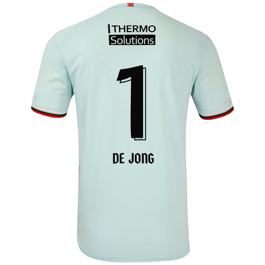 Gyermek Daniëlle De Jong #1 Világoszöld Idegenbeli Jersey 2024/25 Mez Póló Ing