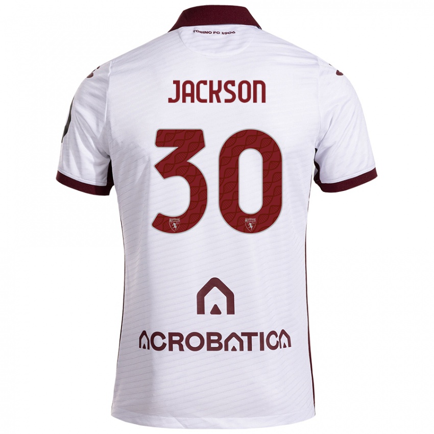 Gyermek Michael Jackson #30 Fehér Barna Idegenbeli Jersey 2024/25 Mez Póló Ing