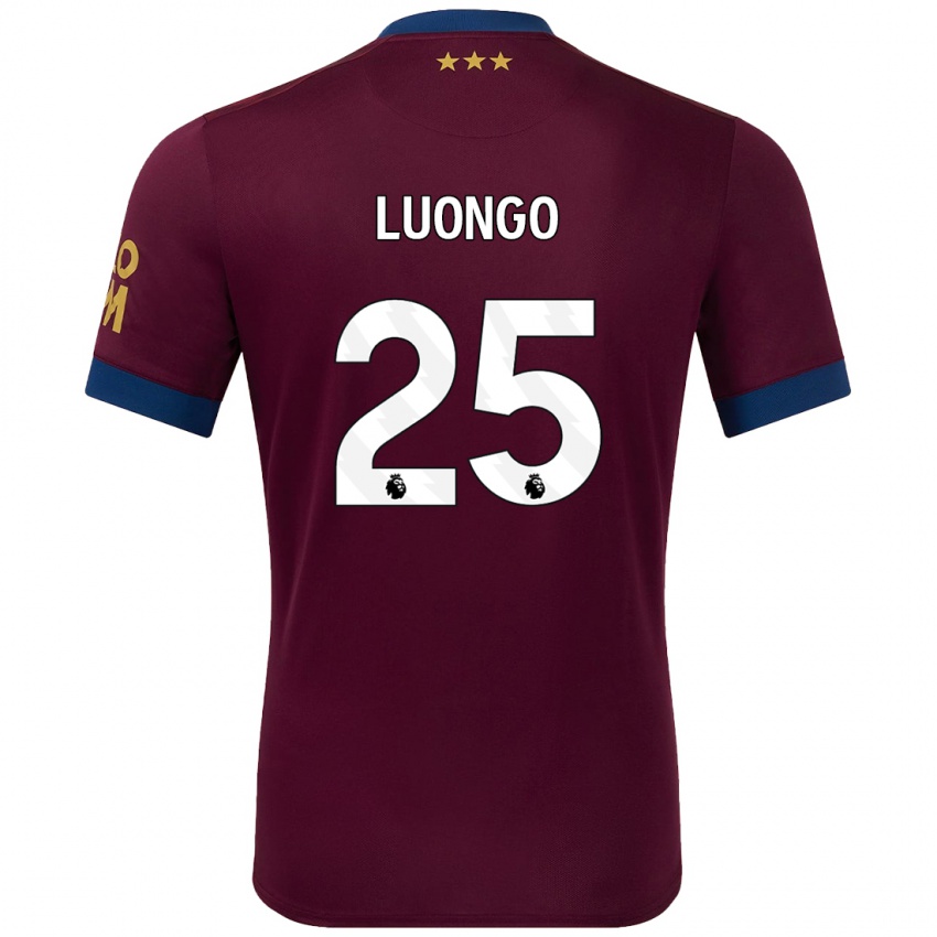 Gyermek Massimo Luongo #25 Barna Idegenbeli Jersey 2024/25 Mez Póló Ing