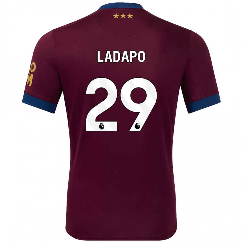 Gyermek Freddie Ladapo #29 Barna Idegenbeli Jersey 2024/25 Mez Póló Ing