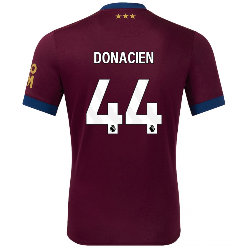 Gyermek Janoi Donacien #44 Barna Idegenbeli Jersey 2024/25 Mez Póló Ing