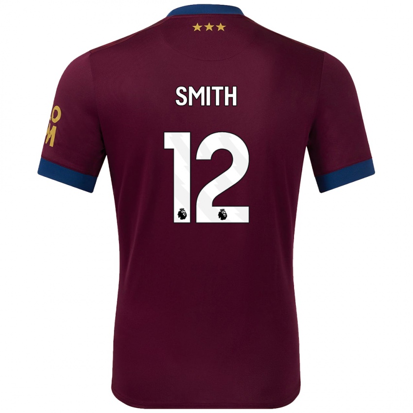 Gyermek Olivia Smith #12 Barna Idegenbeli Jersey 2024/25 Mez Póló Ing