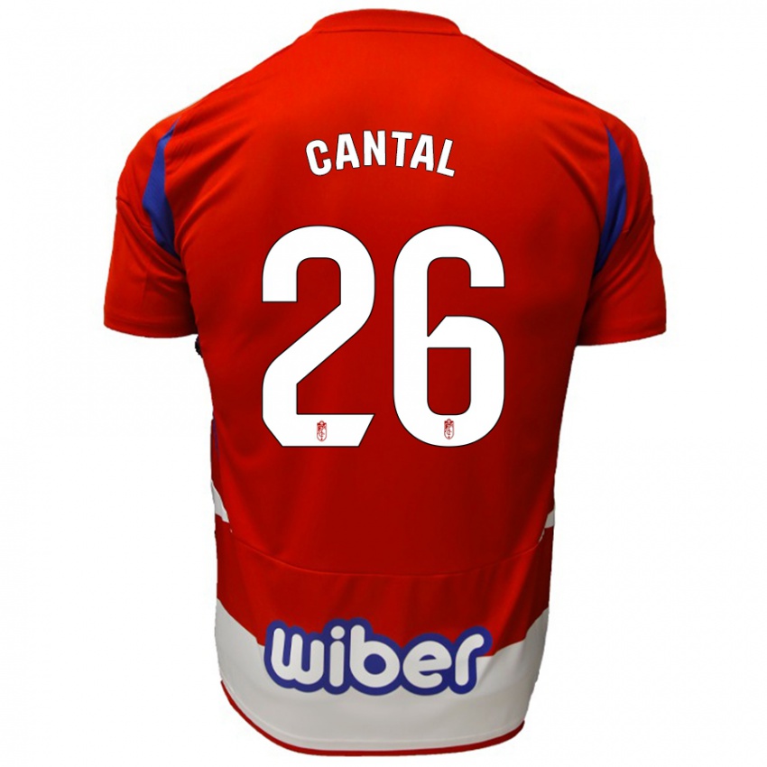 Férfi Paco Cantal #26 Piros Fehér Kék Hazai Jersey 2024/25 Mez Póló Ing