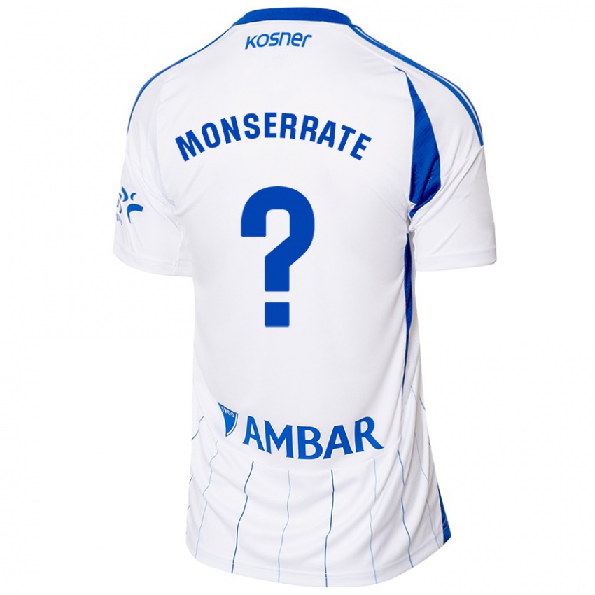 Férfi Jano Monserrate #0 Piros Fehér Hazai Jersey 2024/25 Mez Póló Ing