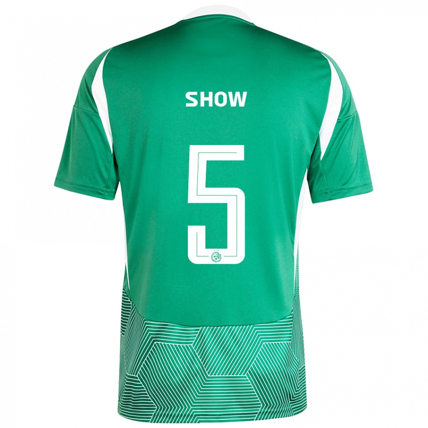 Férfi Show #5 Zöld Fehér Hazai Jersey 2024/25 Mez Póló Ing