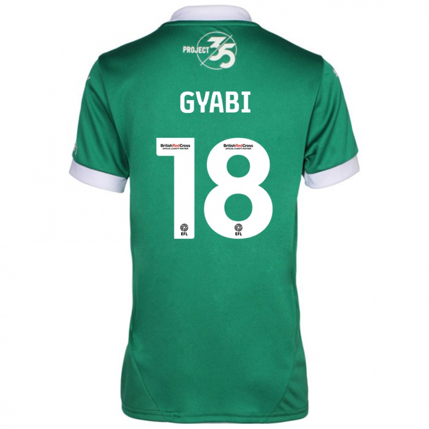 Férfi Darko Gyabi #18 Zöld Fehér Hazai Jersey 2024/25 Mez Póló Ing