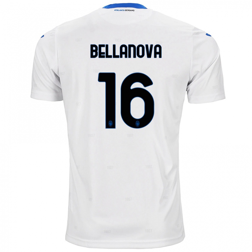 Férfi Raoul Bellanova #16 Fehér Idegenbeli Jersey 2024/25 Mez Póló Ing