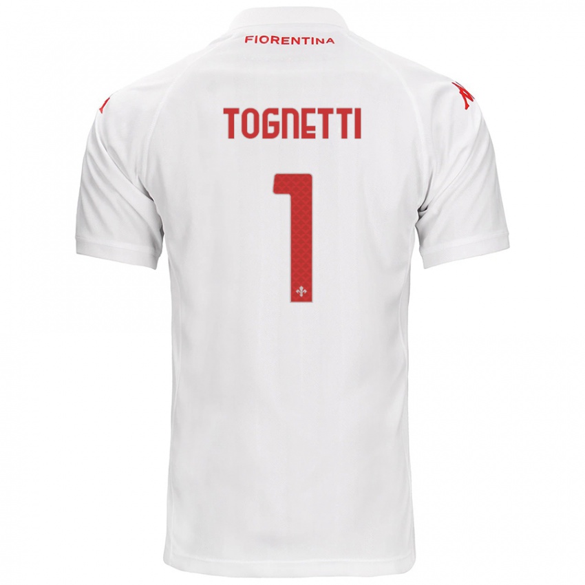 Férfi Laerte Tognetti #1 Fehér Idegenbeli Jersey 2024/25 Mez Póló Ing