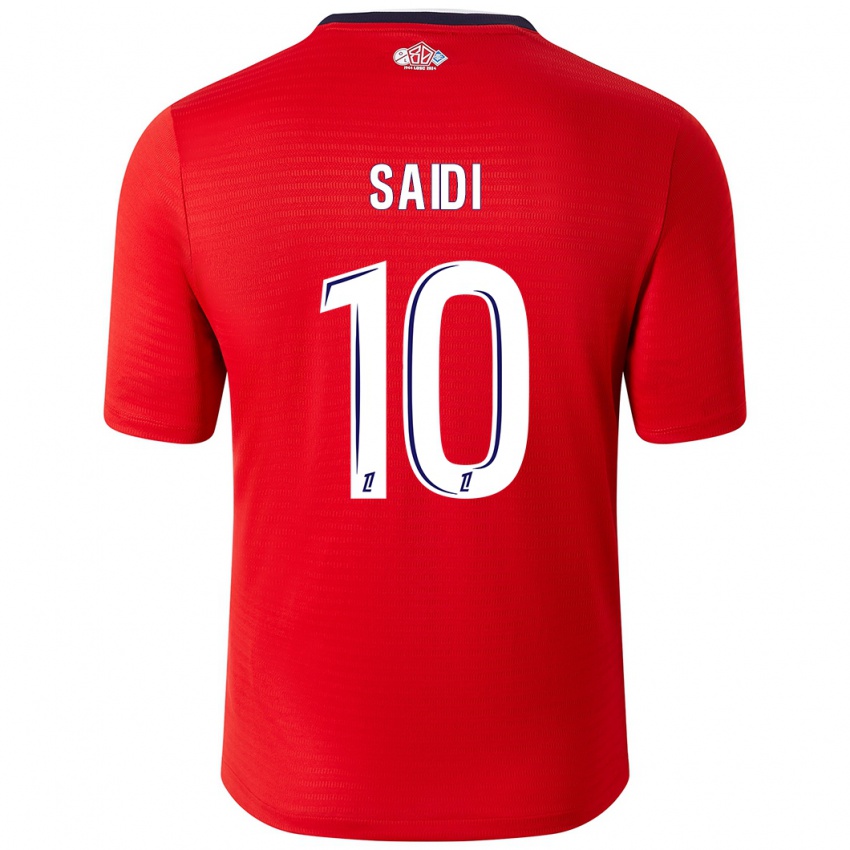 Női Rachel Saidi #10 Piros Fehér Hazai Jersey 2024/25 Mez Póló Ing