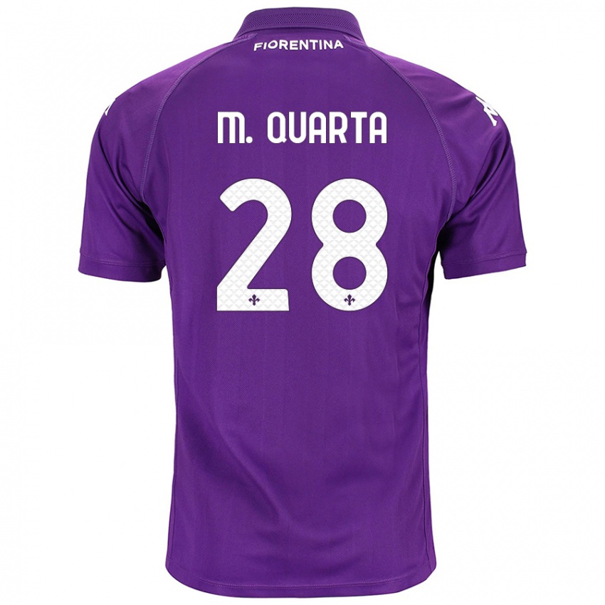 Női Lucas Martinez Quarta #28 Lila Hazai Jersey 2024/25 Mez Póló Ing