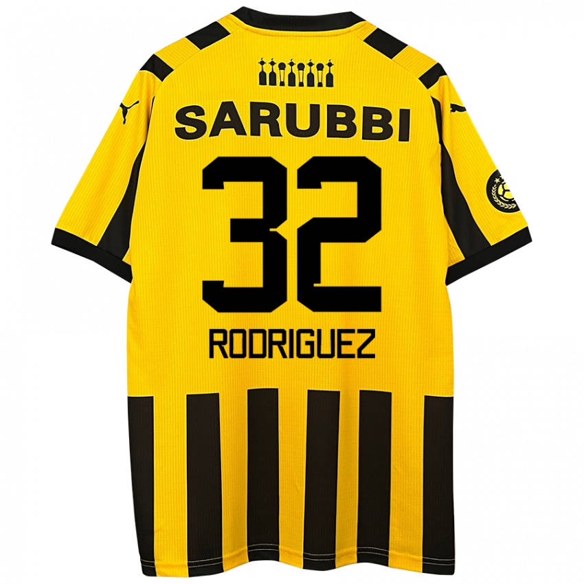 Női Randall Rodríguez #32 Sárga Fekete Hazai Jersey 2024/25 Mez Póló Ing