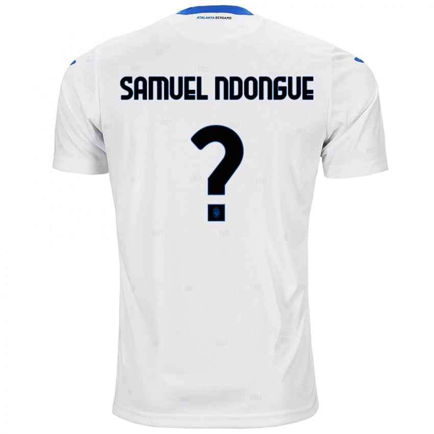 Női Frederick Samuel Ndongue #0 Fehér Idegenbeli Jersey 2024/25 Mez Póló Ing