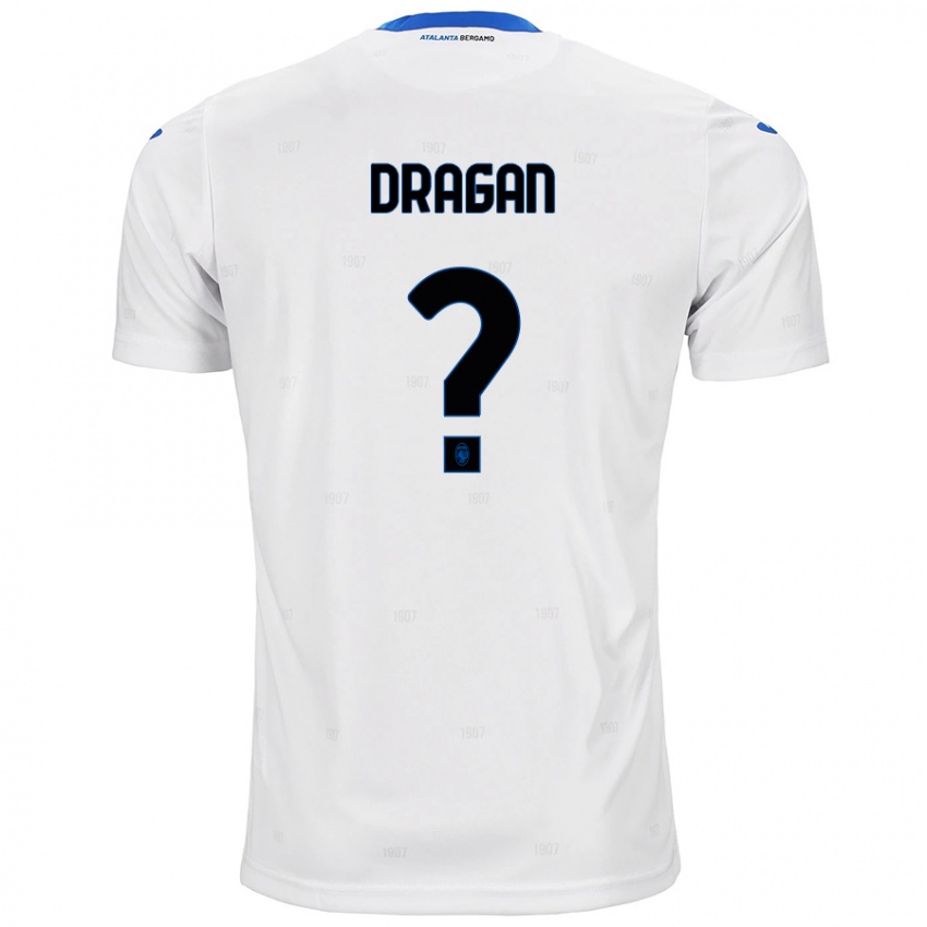 Női Oleksandr Dragan #0 Fehér Idegenbeli Jersey 2024/25 Mez Póló Ing