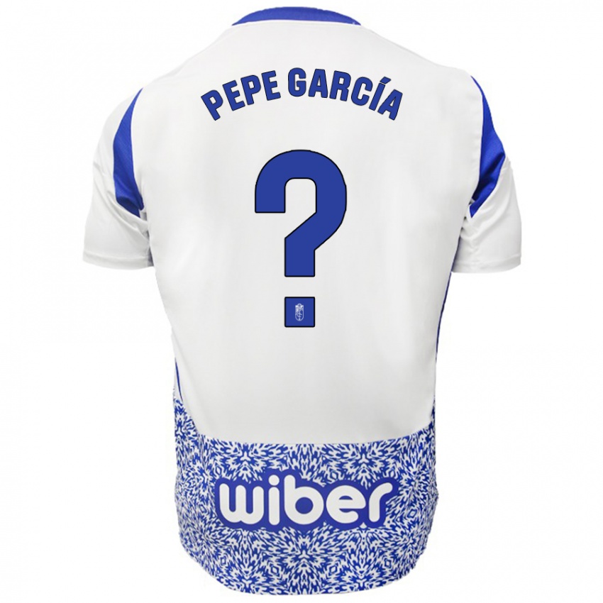 Női Pepe García #0 Fehér Kék Idegenbeli Jersey 2024/25 Mez Póló Ing